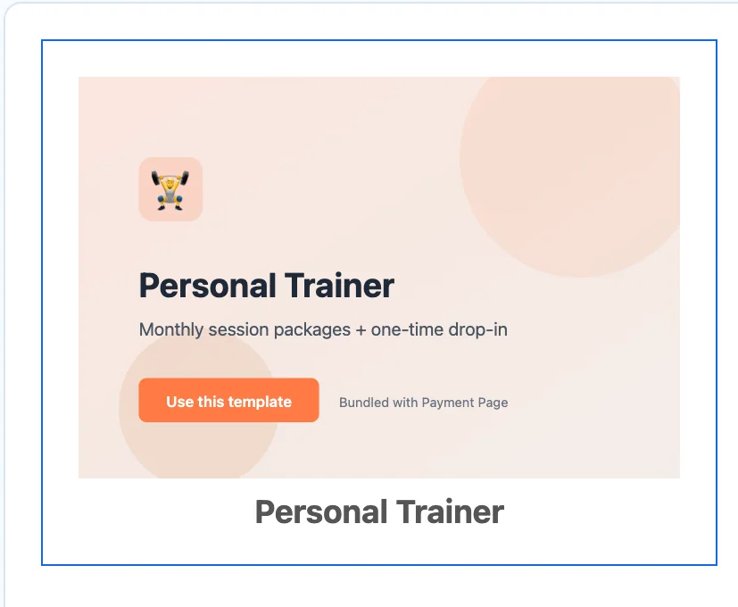 Payment Form Templates in the Payment Page WordPress gallery